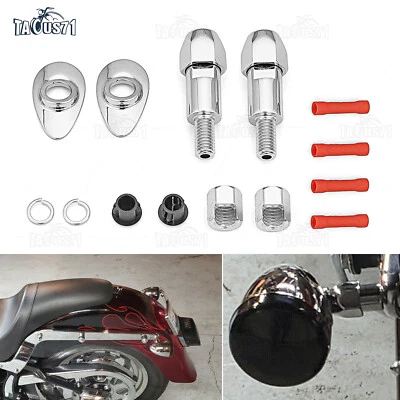 Kits de reubicación de señal de giro trasera para Harley Softail Standard Fat Boy Springer EE. UU. Foto 1 de 4