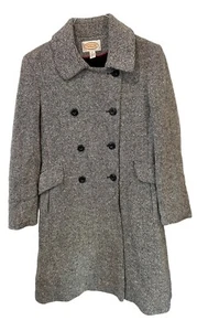 Cappotto donna doppiopetto Talbots tweed taglia 10 misto lana - Foto 1 di 23