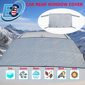 Car Rear Windshield Magnetic Window Sun Shade Snow Ice Visor Block Dust Cover   - Picture 1 of 8