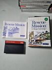 Rescue Mission (Sega Master System, 1988) SMS Complete CIB PAL REGION FREE