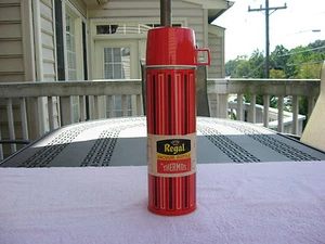 Vintage Regal Metal Vacuum Bottle 28 Oz. By Thermos # 2429~Unused! - Picture 1 of 8