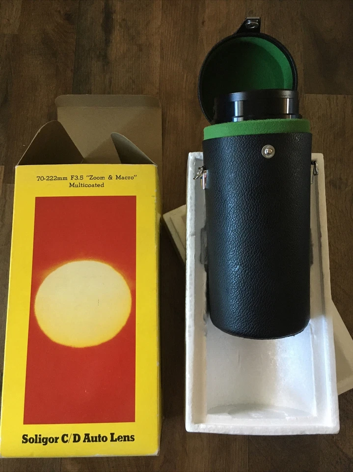 Soligor 70-222 mm C/D f/3.5 AUTO ZOOM  MACRO Pentax - Image 1 of 4