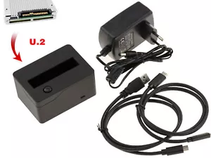 Dock SSD U2 Ngff SFF8639 Linkage USB3.1 A Or C. Alim 3A Flow 900MB/S - Picture 1 of 3