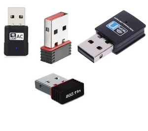 150/300/600Mbps Mini Wireless USB Wifi Adapter LAN-Antenne Netzwerk-Adapter L - Afbeelding 1 van 4