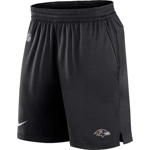 Baltimore Ravens Nike Sideline Knit Performance Shorts Men's 2023 NFL Dri-FIT Cover