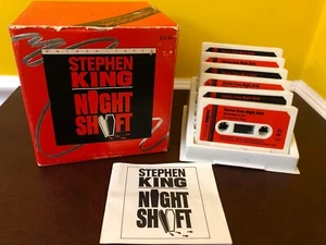 1985 Stephen King Night Shift 6-Cassette Tape Gift Box Set Walden Tapes - Picture 1 of 15