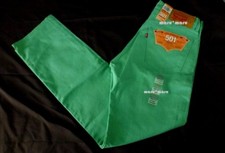 Levi's 501 Green Jeans for Men for sale 