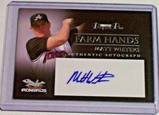 2007 Tristar Prospects Plus Farm Hands Autograph Matt Wieters Orioles Nationals