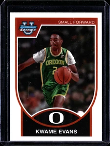 Kwame Evans Oregon 2023-24 Bowman University Chrome 2007-08 Bowman #07B-10 (RC) - Foto 1 di 2