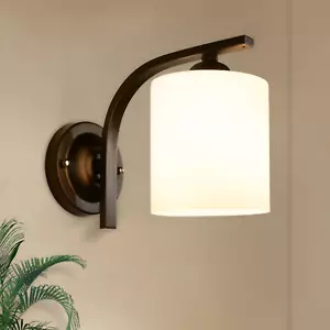 Wall Sconce 1 Light, Modern Wall Light Fixture, Bathroom Vanity Lights with Matt - Picture 1 of 12