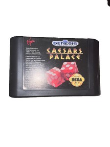 Caesars Palace Game Cartridge Only Sega Genesis, Tested & Works