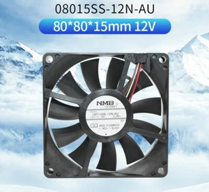 NMB 08015SS-12N-AU 12V 0.28A 8015 8cm 4-wire PWM CPU Case Cooling Fan - Picture 1 of 5