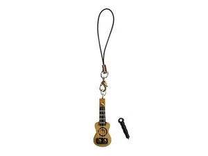 Guitare Bois Pendentif pour Téléphone Portable Miniblings Déco Instrument - Photo 1 sur 4