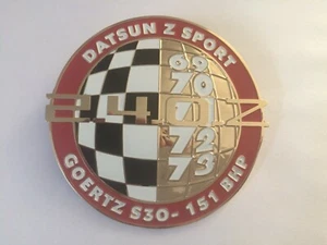 Car Badge - Datsun z Sport Car Badge emblem logos metal enamled car badge - Bild 1 von 3
