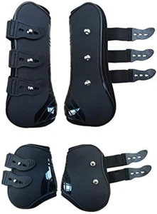 Open Front Jumping Tendon Horses Boots, Secure Leg Protection, Lightweight and T - Picture 1 of 12