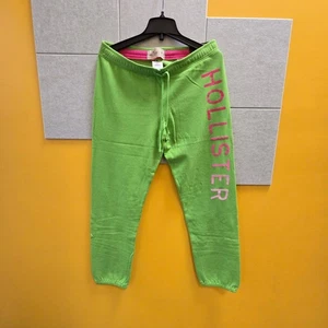 Hollister Sweatpants CLASSIC BANNED Long Green BETTYS Size M + Free Shipping - Picture 1 of 5