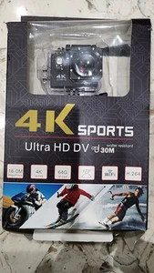 4k Sports Ultra HD DV Camera 16 mega Pixels170 degree WIFI - Picture 1 of 4