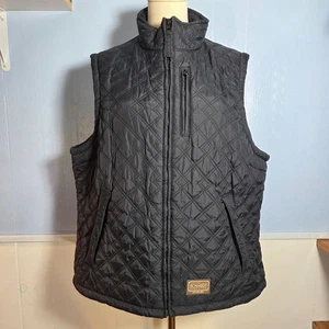 C.E. Chaleco Schmidt Workwear Extra Grande Negro Acolchado Cremallera Completa Forrado Medio - Imagen 1 de 11