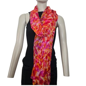 Jones New York Damen langer rechteckiger Batik Schal mehrfarbig  - Bild 1 von 4