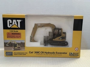 NORSCOT CAT 1:50 55129 308C CR Hydraulic Excavator Yellow - Picture 1 of 6