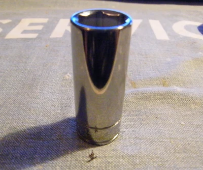 Blue Point 14mm 6 point 1/4" drive deep tube socket BLPLSM1414 NEW unused - Image 1 of 4