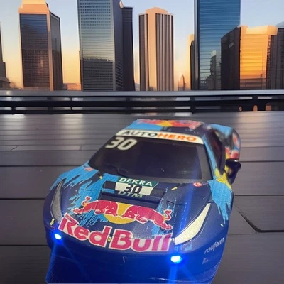 Carrera Digital 143 Ferrari 488 GT3„Red Bull AF Corse“Tuning Decoder 132, Licht. - Bild 1 von 4