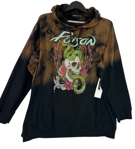 NUEVO Torrid POISON Rock Band Polar Sudadera con Capucha Tie-Dye Mujer’s 3 3X 80s - Imagen 1 de 11