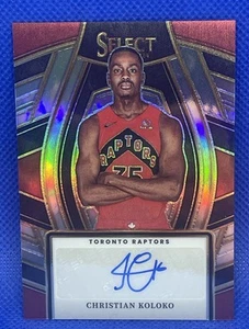 2023-24 Panini Select Christian Koloko Silver Prizm Auto #SSS-CKT - Imagen 1 de 2