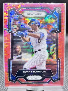 2024 Panini Prizm #209 Ronny Mauricio Red Pulsar Prizms #/399 - Imagen 1 de 2