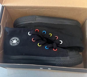 Converse Chuck Taylor All Star High Top schwarz Kleinkind TD Größe 10C - Bild 1 von 2