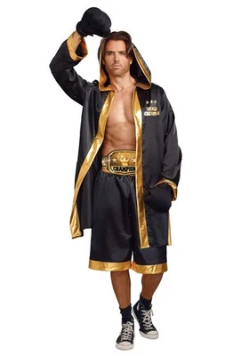 Men's World Male Costume, Black/Gold, Large - Image 1 of 2