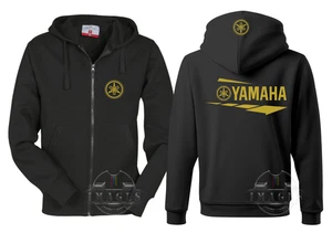 FELPA CON CAPPUCCIO FULL ZIP YAMAHA HOODIES STYLE YAMAHA MOTORCYCLES MOTO MOTOGP - Picture 1 of 4
