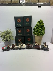 Boyds Bears Casey’s Whistlestop Train Set 2002 2003 Christmas Lot 6 - Picture 1 of 11