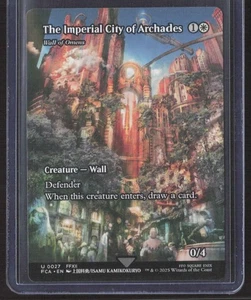MTG Final Fantasy THE IMPERIAL CITY OF ARCHADES Wall of Omens Showcase 0027 FCA - Picture 1 of 2