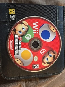 Disco Super Mario Bros. Wii Nintendo Wii ¡Solo probado funcionando! - Imagen 1 de 2