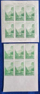 *US Mint Stamps by WB. Scott #751 & #756 Parks MNH Sheets Of 6 - Image 1 of 2