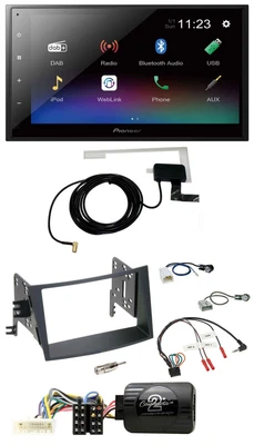 Pioneer DAB Lenkrad Bluetooth 2DIN USB Autoradio für Subaru Legacy Outback 09-15 - Bild 1 von 4