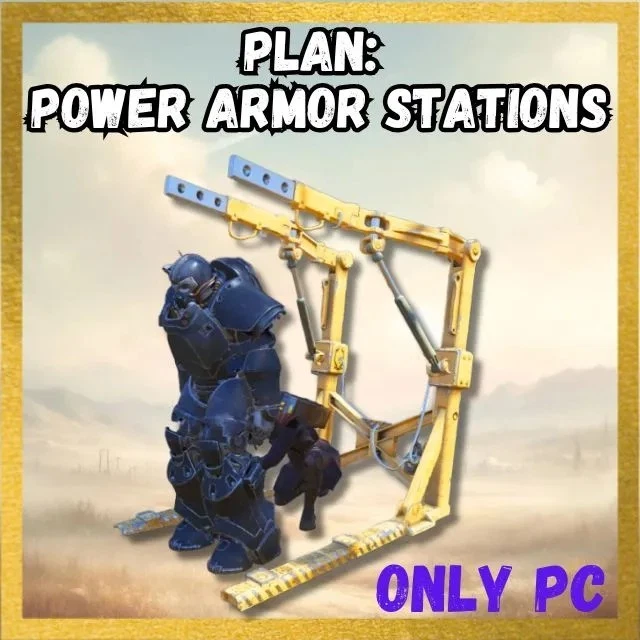 FALLOUT 76 PC Plan: Power Armor Stations - Image 1 of 1