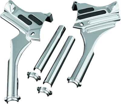 Cubiertas de cuello Kuryakyn Deluxe para modelos Harley Davidson Touring 2002-2003, cromadas Foto 1 de 3