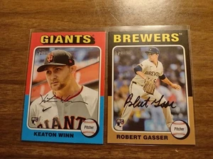 Keaton Winn & Robert Gasser Topps Heritage #688 & 695 - Bild 1 von 3