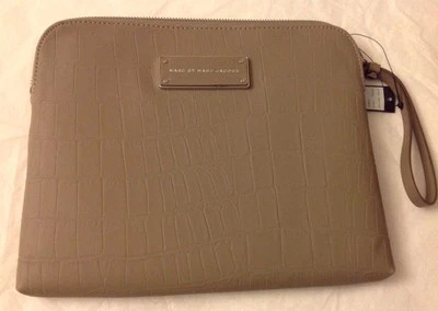Marc by Marc Jacobs iPad M6121037 Wristlet Tablet Case Cement Handbag NWT - Image 1 of 4