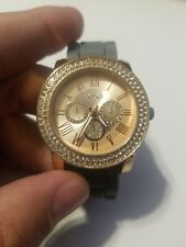 XOXO Rose Gold / Copper Tone Crystals Bracelet Dress Watch