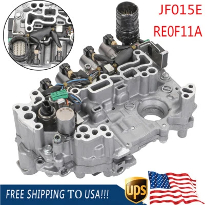 JF015E RE0F11A Transmission Valve Body w/ Sensor For 2012-up Nissan Versa Juke Foto 1 de 4