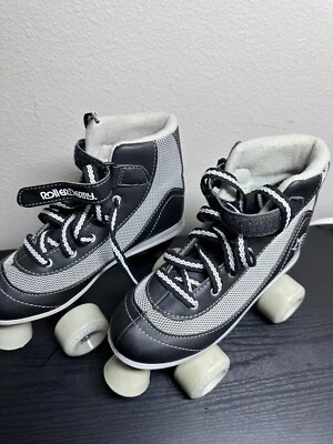 FireStar Youth Boy's Roller Skate Black/Gray Size 4 - Image 1 of 4