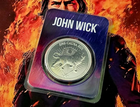 John Wick® 1 oz Silver Continental Coin in TEP Holder - EXTRAS! Cover