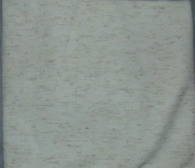 Fabric Remnant Knit 1 yard 62 Inches Wide White Brown - Image 1 of 2