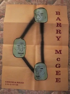 RARO - PÓSTER Barry McGee Graffiti Art 2018 Cheim & Read Gallery OS GEMEOS - Imagen 1 de 3