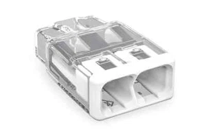 WAGO 2773-402 Compact PUSHWIRE Connector - 2 Conductor -120pk - Picture 1 of 3