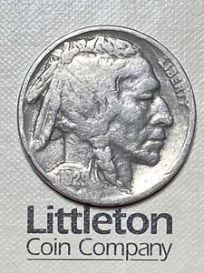 1929-P Buffalo/Indian Head Nickel - Original Clear Date - Littleton Coin Album - Picture 1 of 3