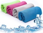 4 Packs Instant Cooling Towel Sports Gym Fast Drying Absorb Towels Yoga Travel